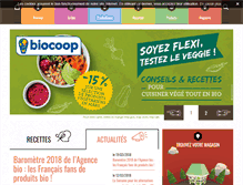 Tablet Screenshot of biocoop.fr
